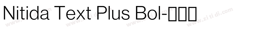 Nitida Text Plus Bol字体转换 Nitida Text Plus Bol字体转换